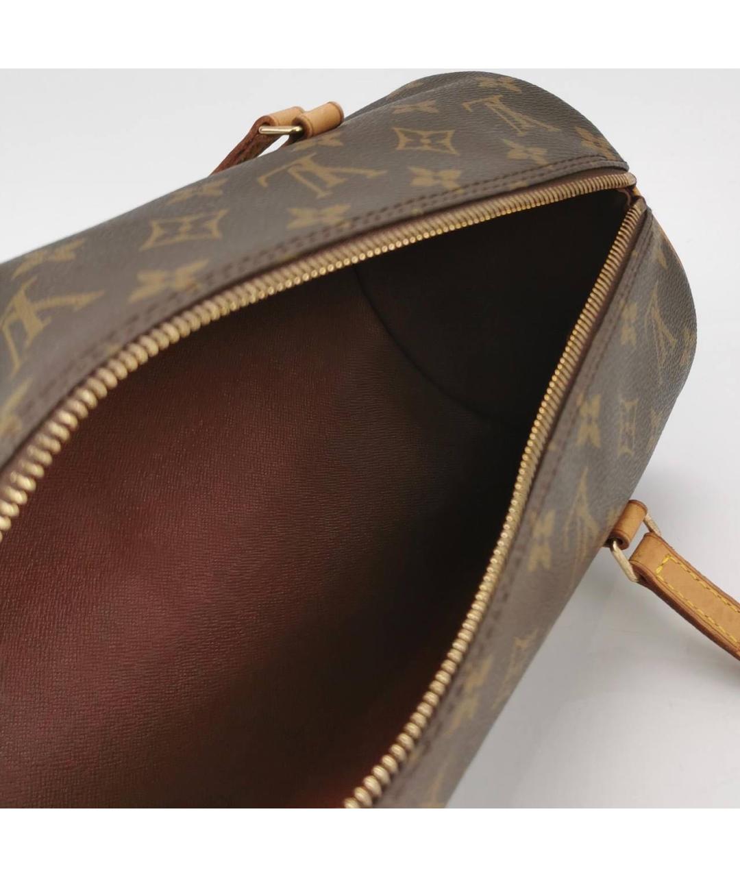 LOUIS VUITTON Коричневая сумка с короткими ручками, фото 5