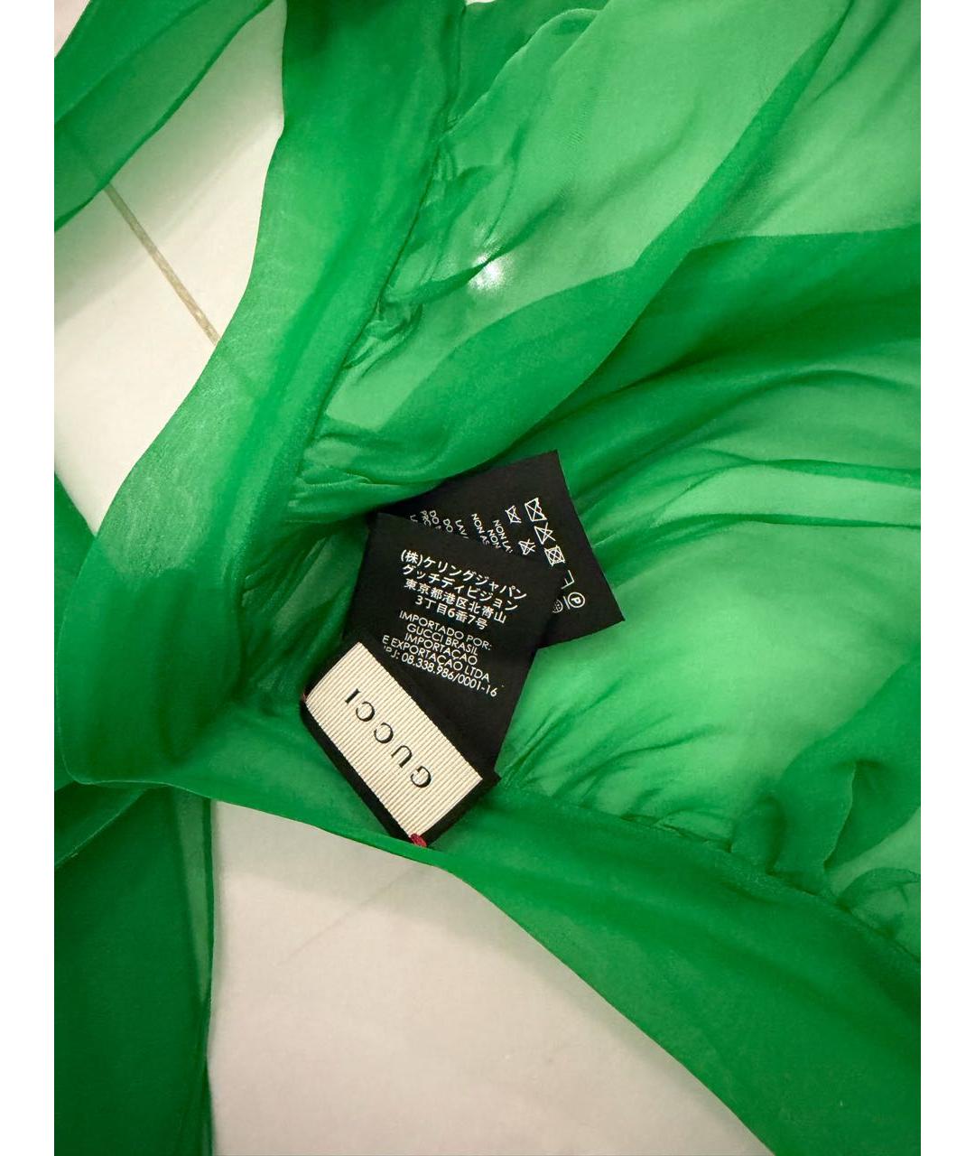 GUCCI Зеленая повязка на голову, фото 2