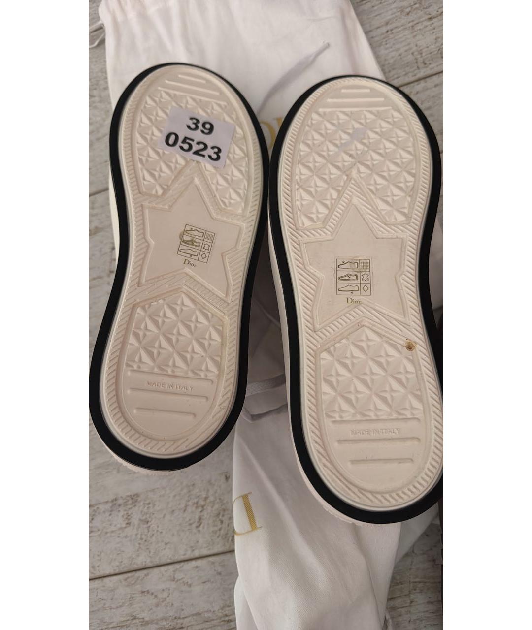 CHRISTIAN DIOR Розовые текстильные кеды, фото 6