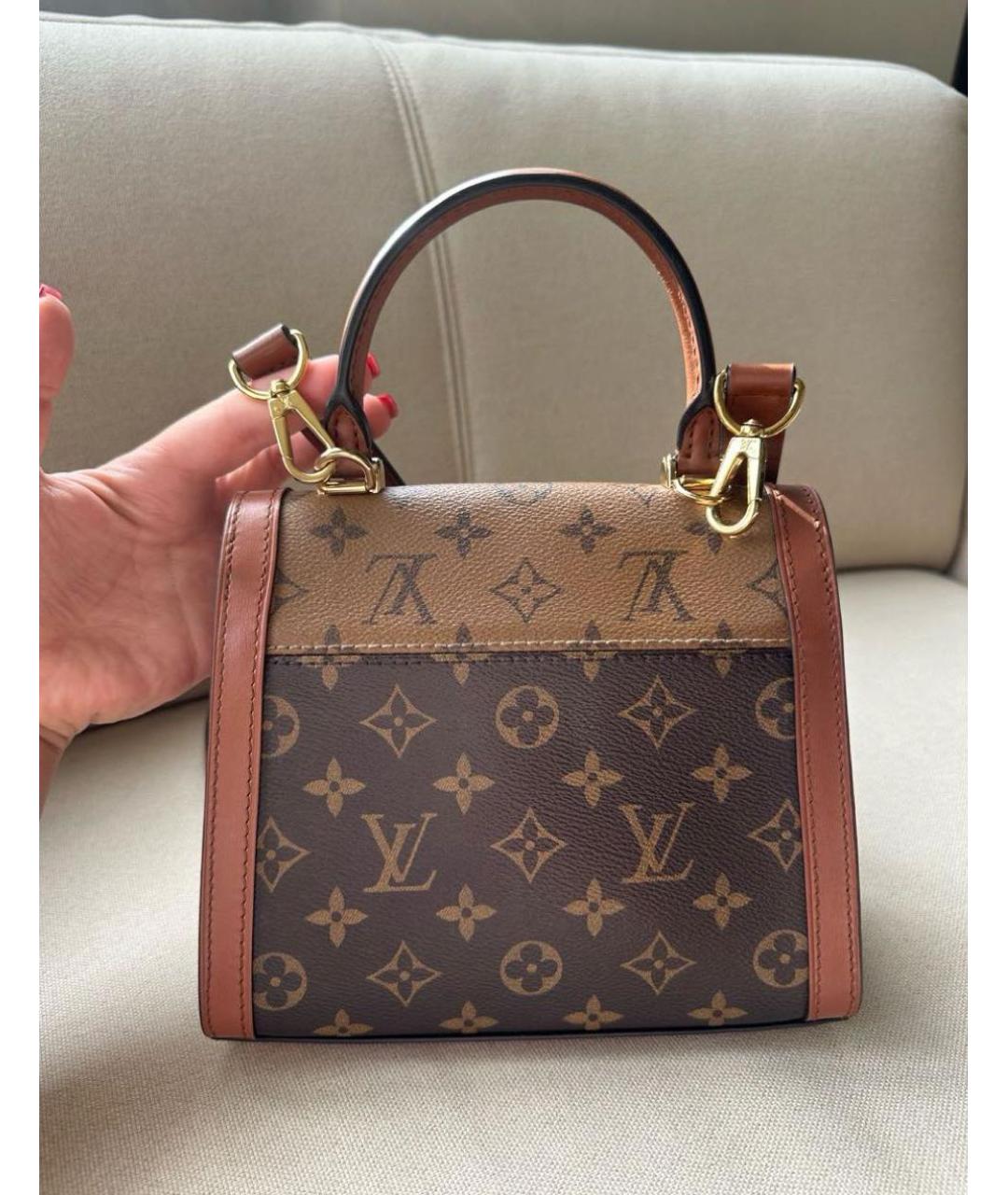 LOUIS VUITTON Коричневая сумка через плечо, фото 5