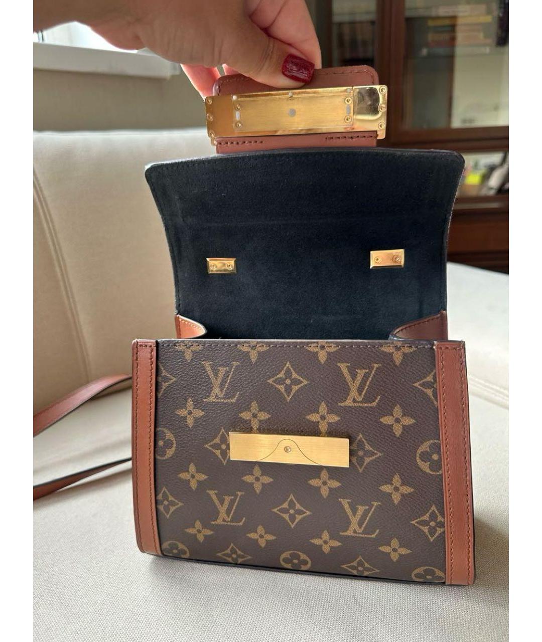 LOUIS VUITTON Коричневая сумка через плечо, фото 4