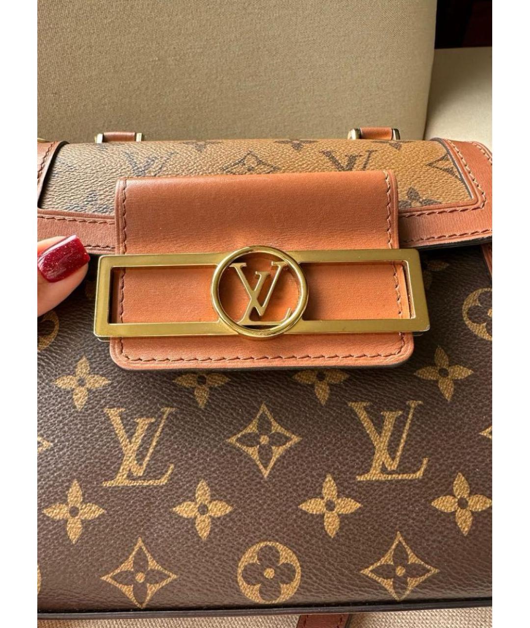 LOUIS VUITTON Коричневая сумка через плечо, фото 3