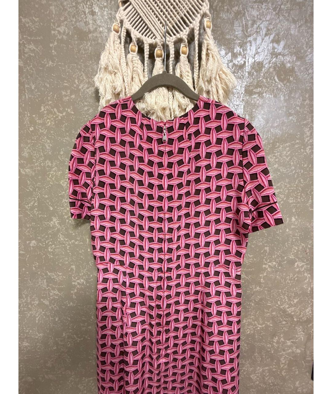 LOUIS VUITTON Розовое повседневное платье, фото 3