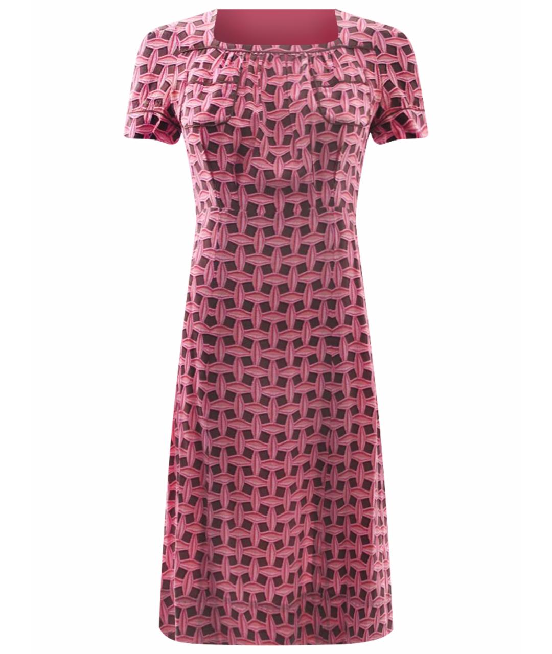 LOUIS VUITTON Розовое повседневное платье, фото 1