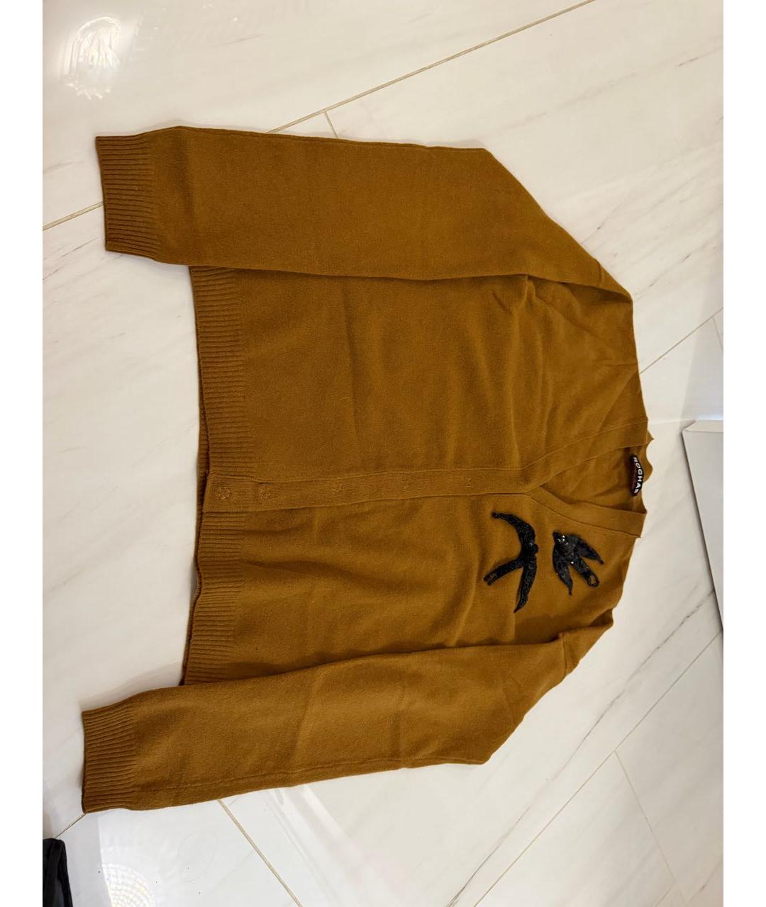 ROCHAS Горчичный шерстяной кардиган, фото 1