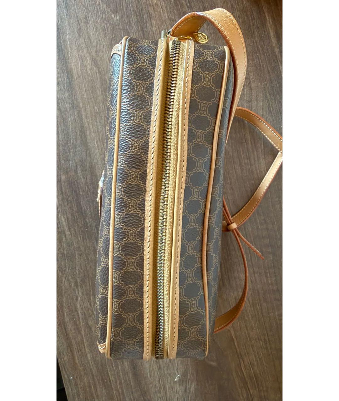 CELINE Коричневая сумка через плечо, фото 7