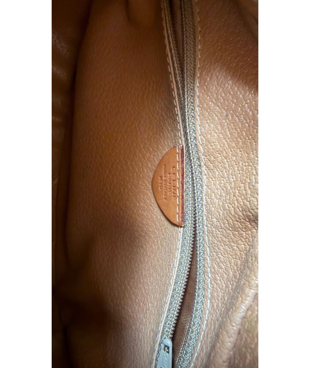 CELINE Коричневая сумка через плечо, фото 4