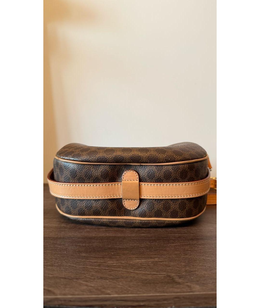 CELINE Коричневая сумка через плечо, фото 2