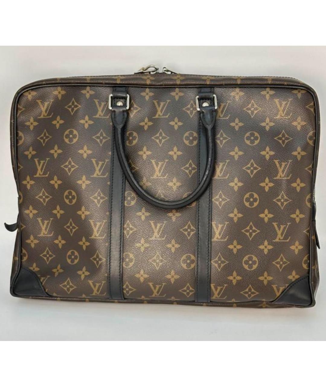 LOUIS VUITTON Коричневый портфель, фото 2