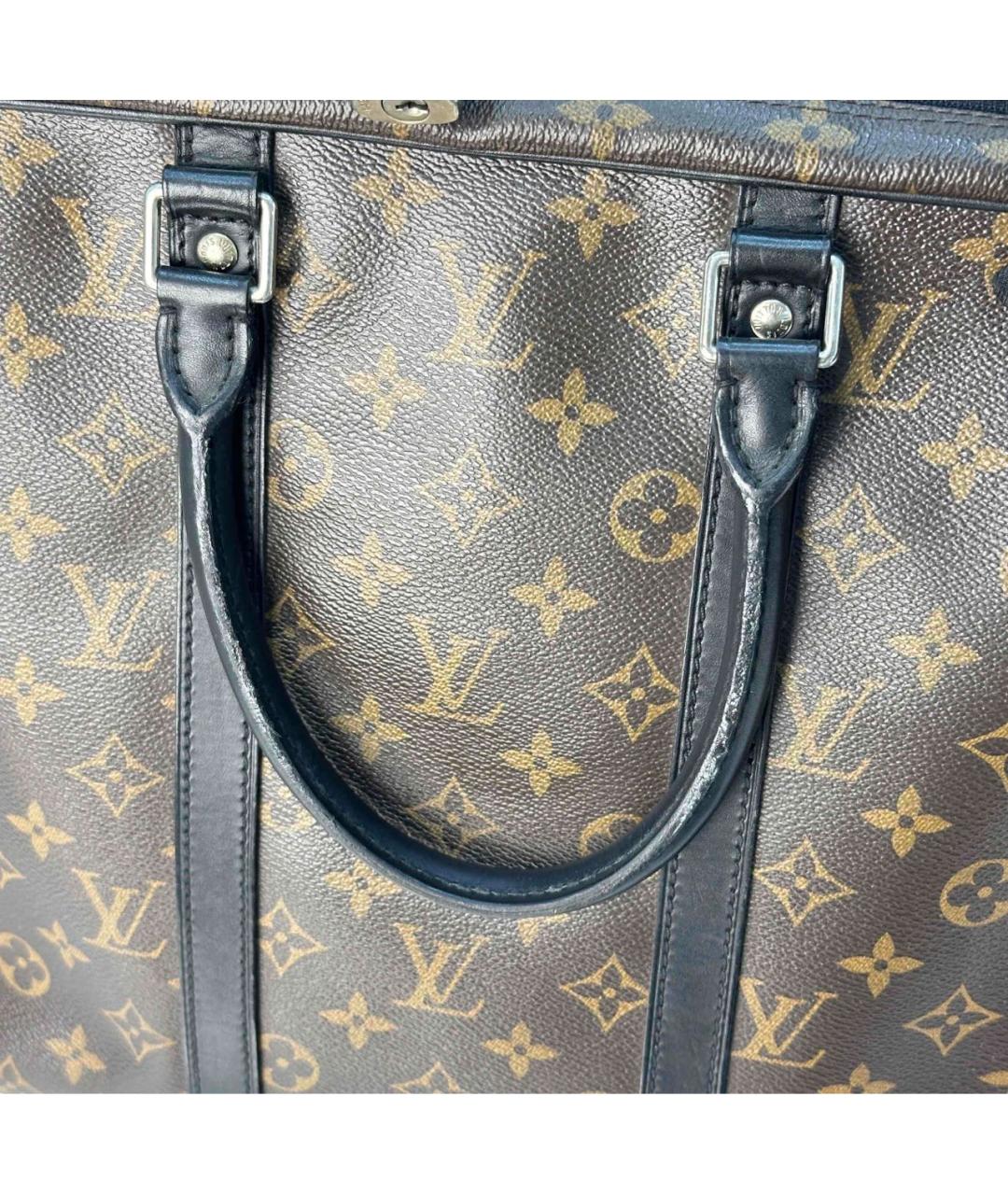 LOUIS VUITTON Коричневый портфель, фото 5