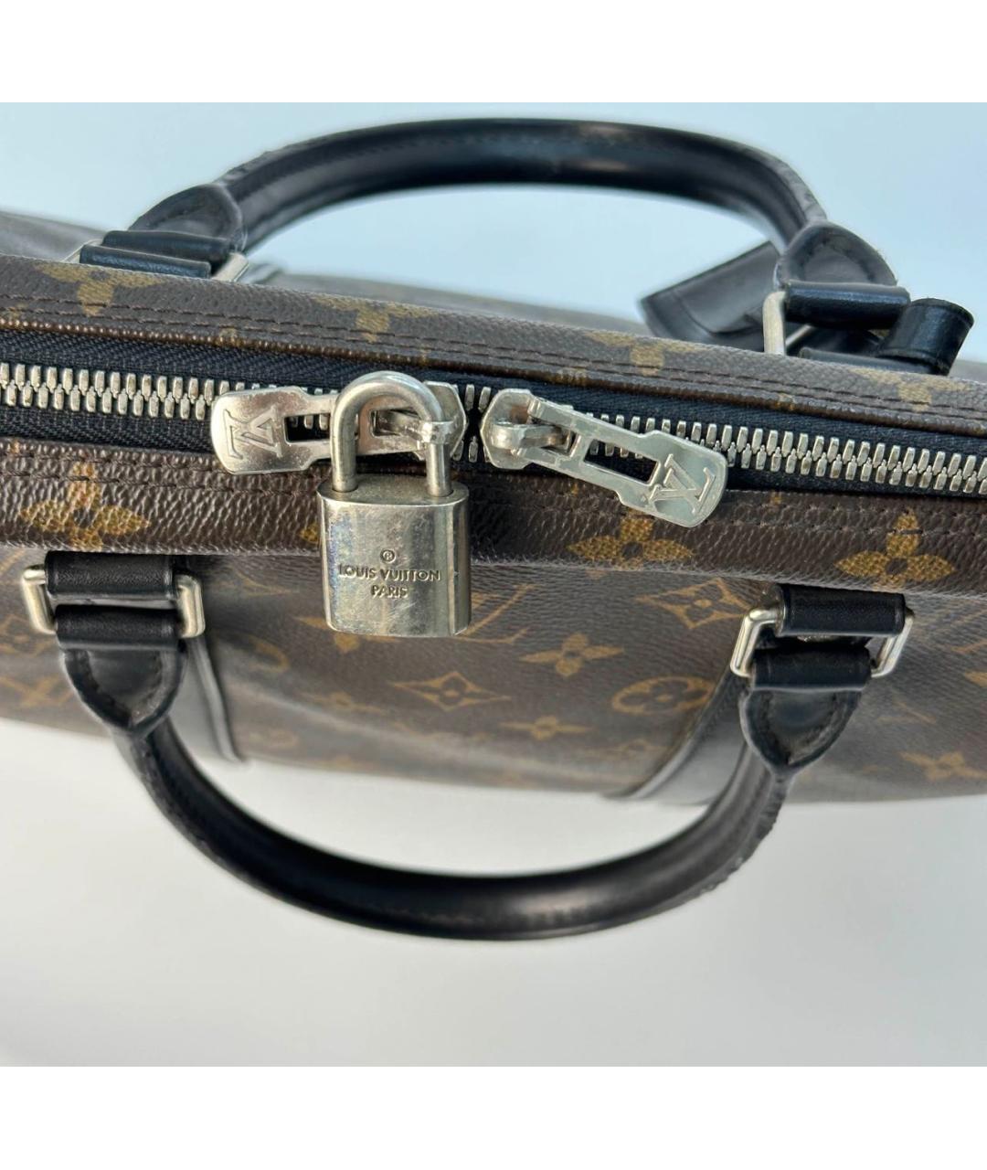 LOUIS VUITTON Коричневый портфель, фото 6