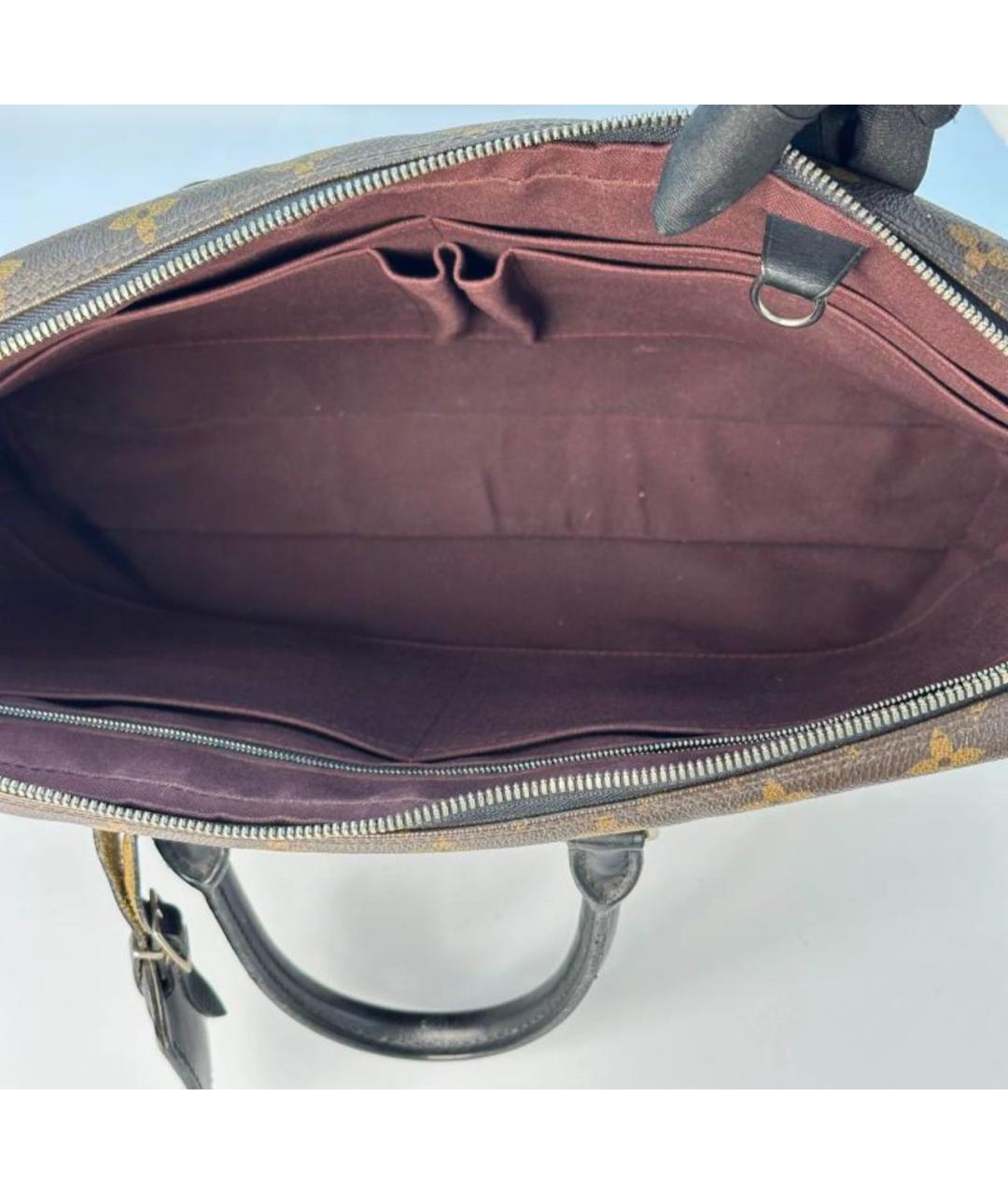 LOUIS VUITTON Коричневый портфель, фото 4