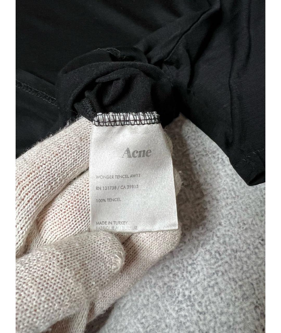 ACNE STUDIOS Черная футболка, фото 7