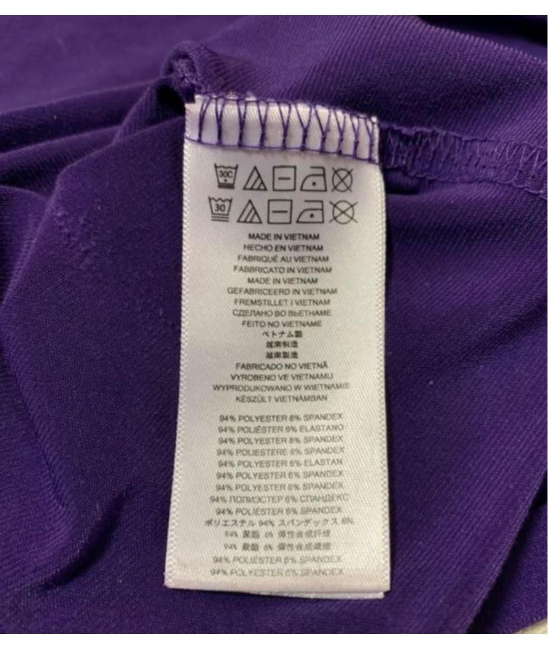 MICHAEL KORS Фиолетовое полиэстеровое повседневное платье, фото 6