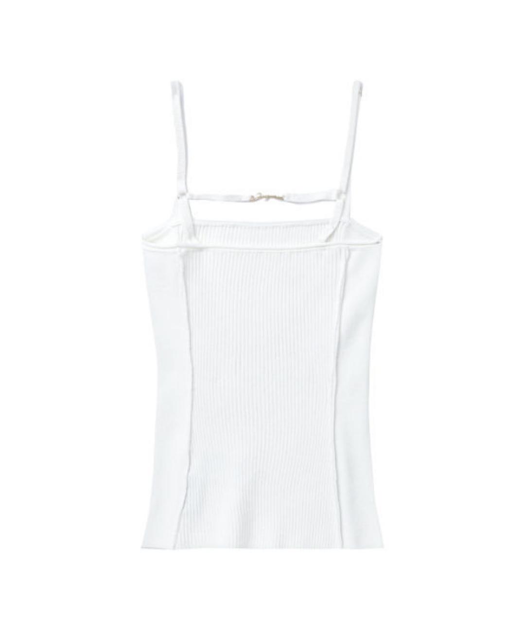 JACQUEMUS Белая майка, фото 2