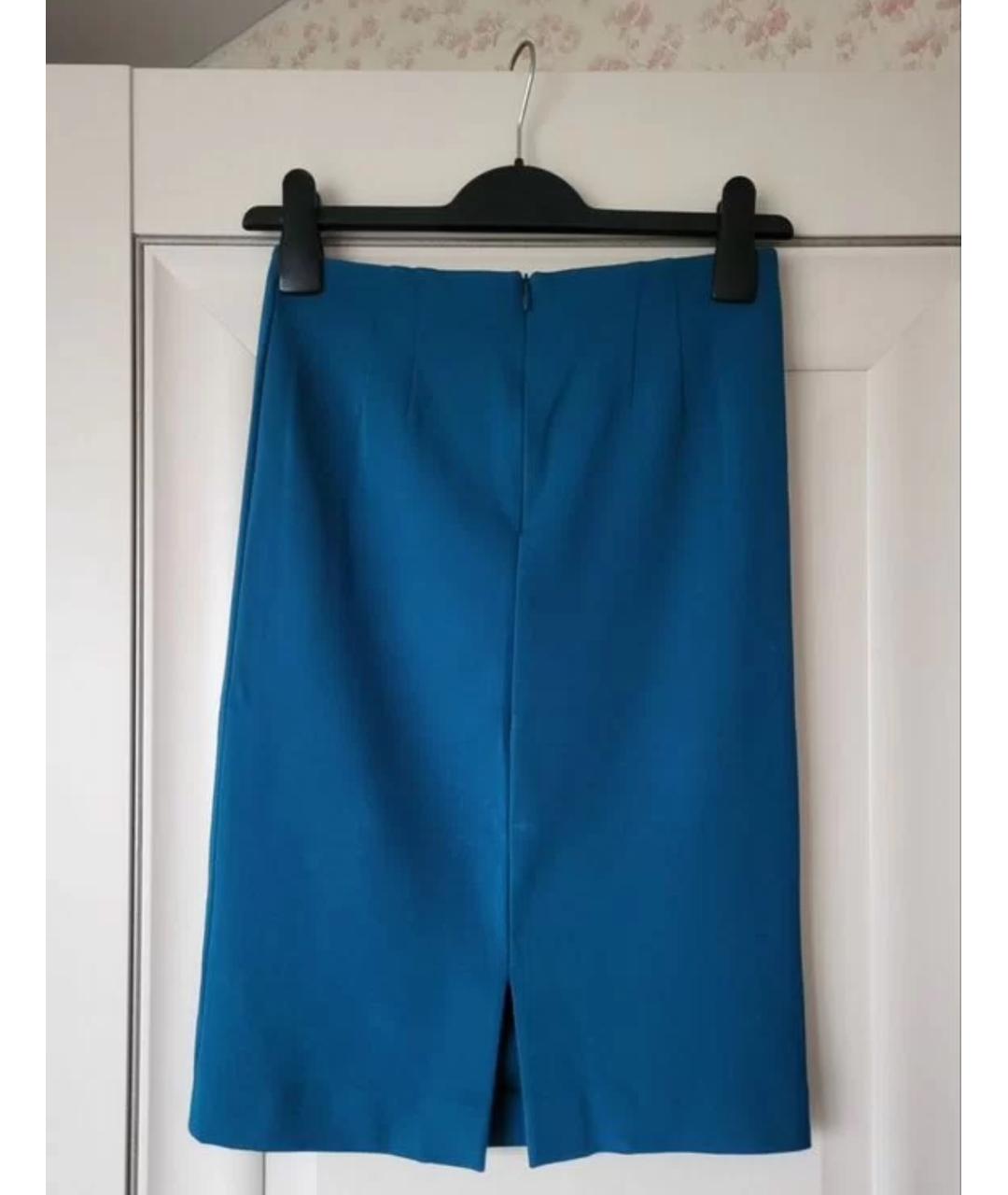 M MISSONI Бирюзовая вискозная юбка миди, фото 2