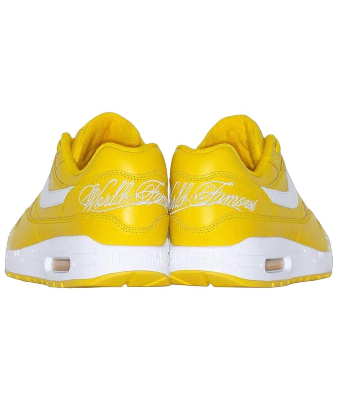 NIKE Желтые низкие кроссовки / кеды, фото 4