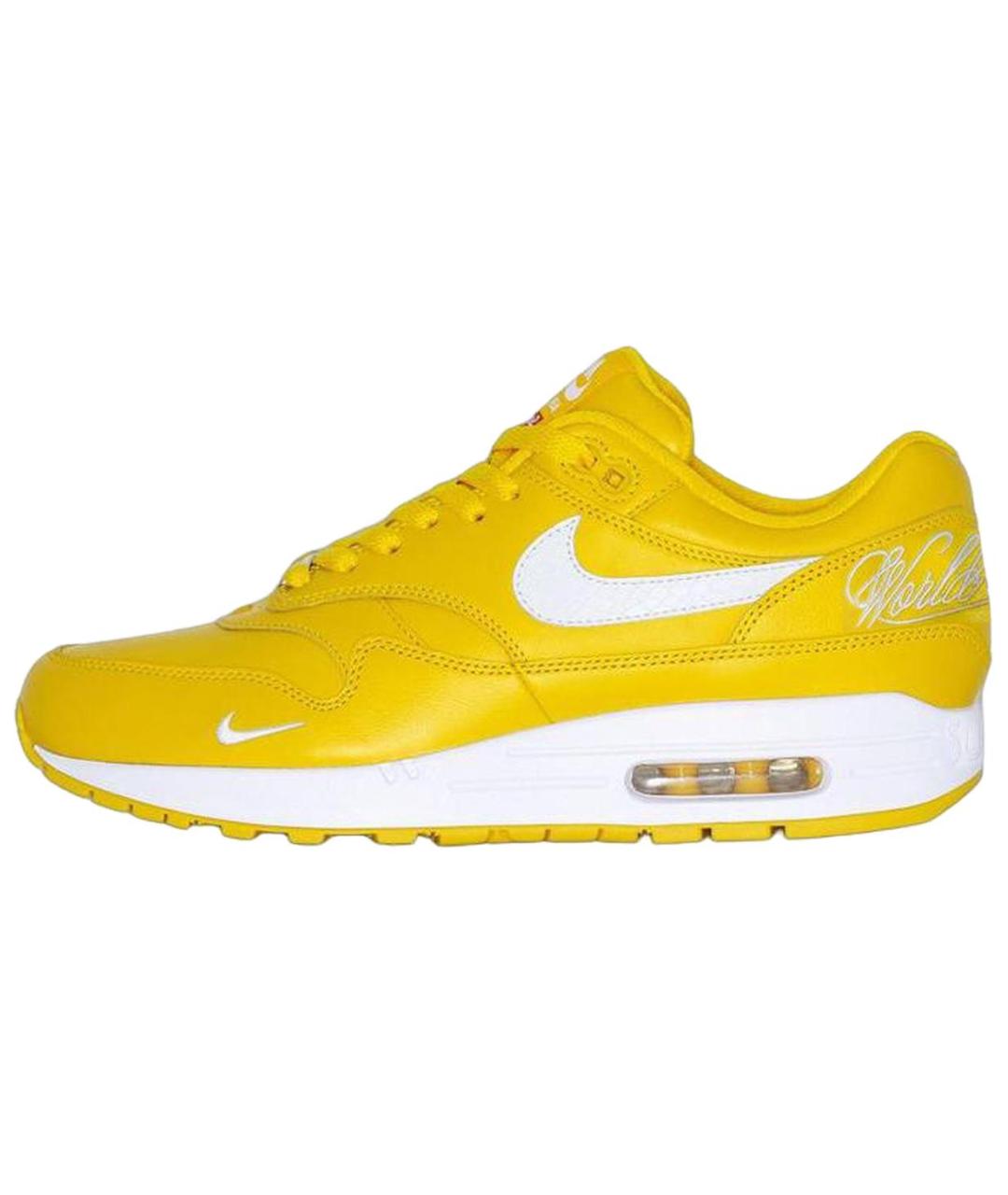 NIKE Желтые низкие кроссовки / кеды, фото 2