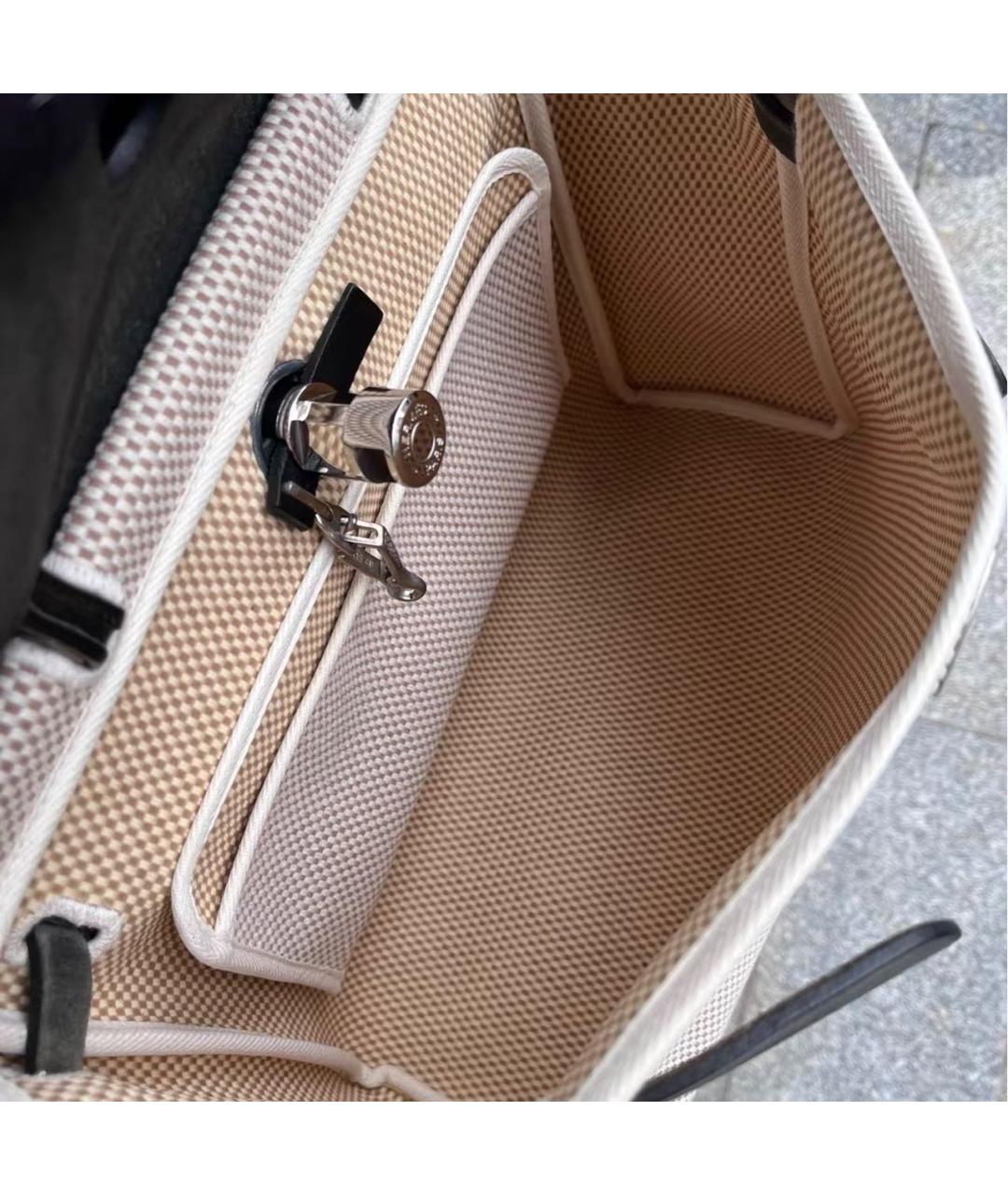 HERMES Черная тканевая сумка через плечо, фото 3