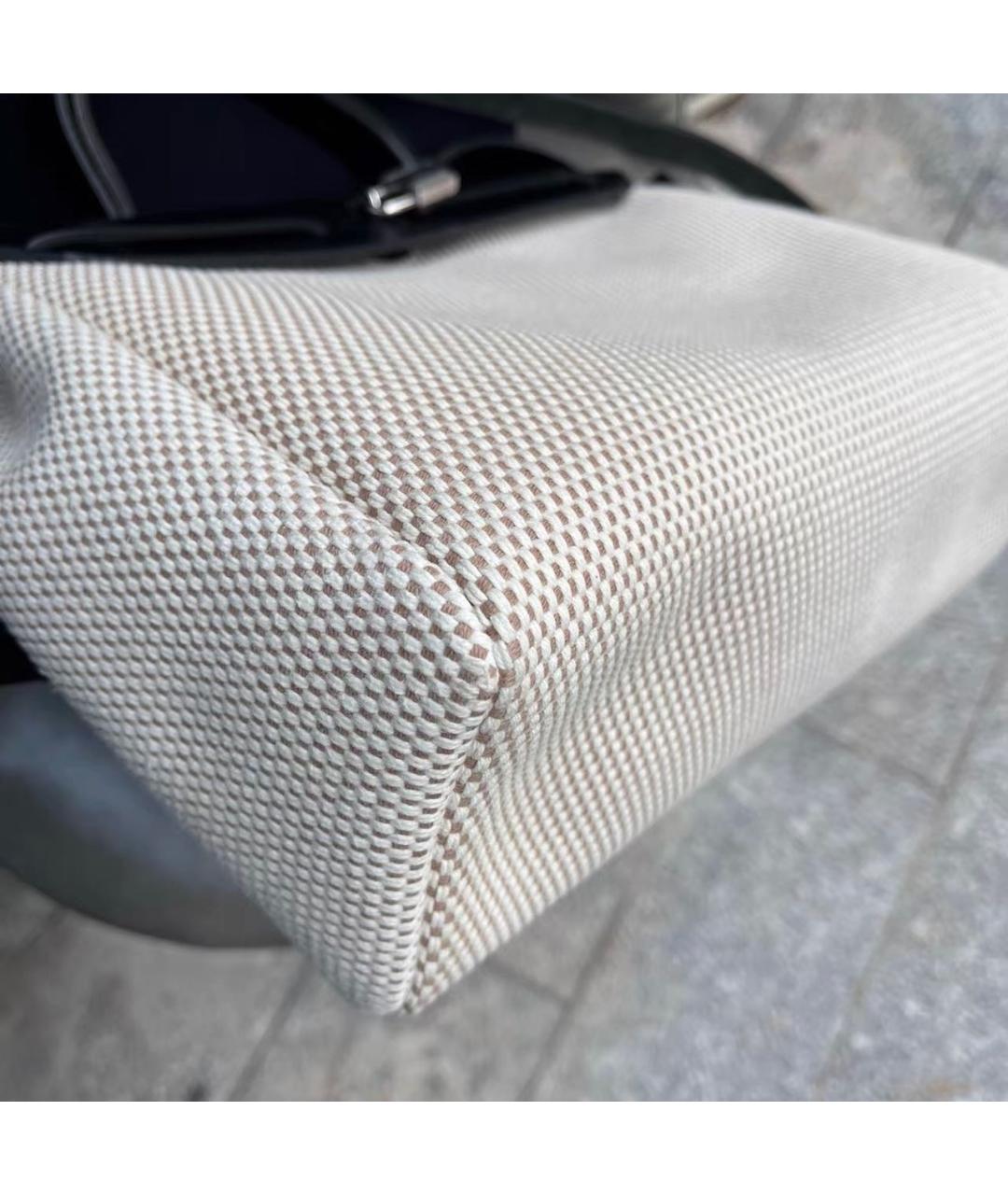 HERMES Черная тканевая сумка через плечо, фото 7