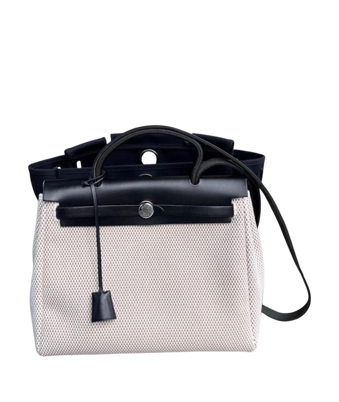 HERMES Черная тканевая сумка через плечо, фото 10