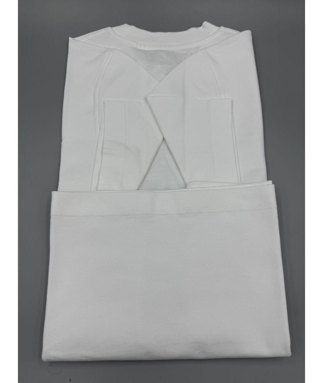 JACQUEMUS Белая хлопковая футболка, фото 4