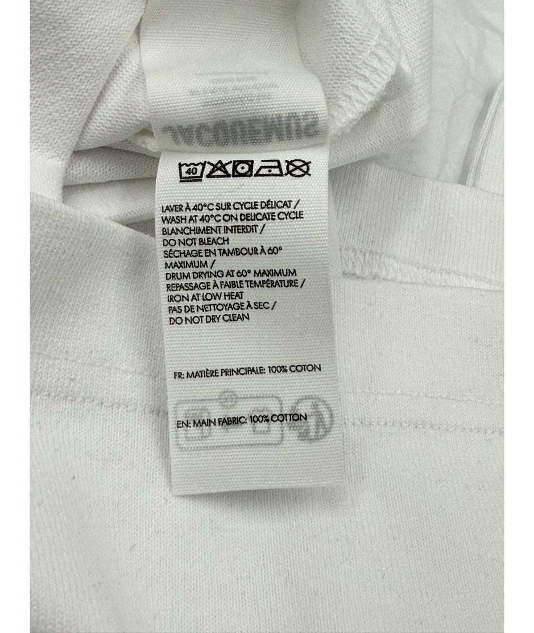 JACQUEMUS Белая хлопковая футболка, фото 6