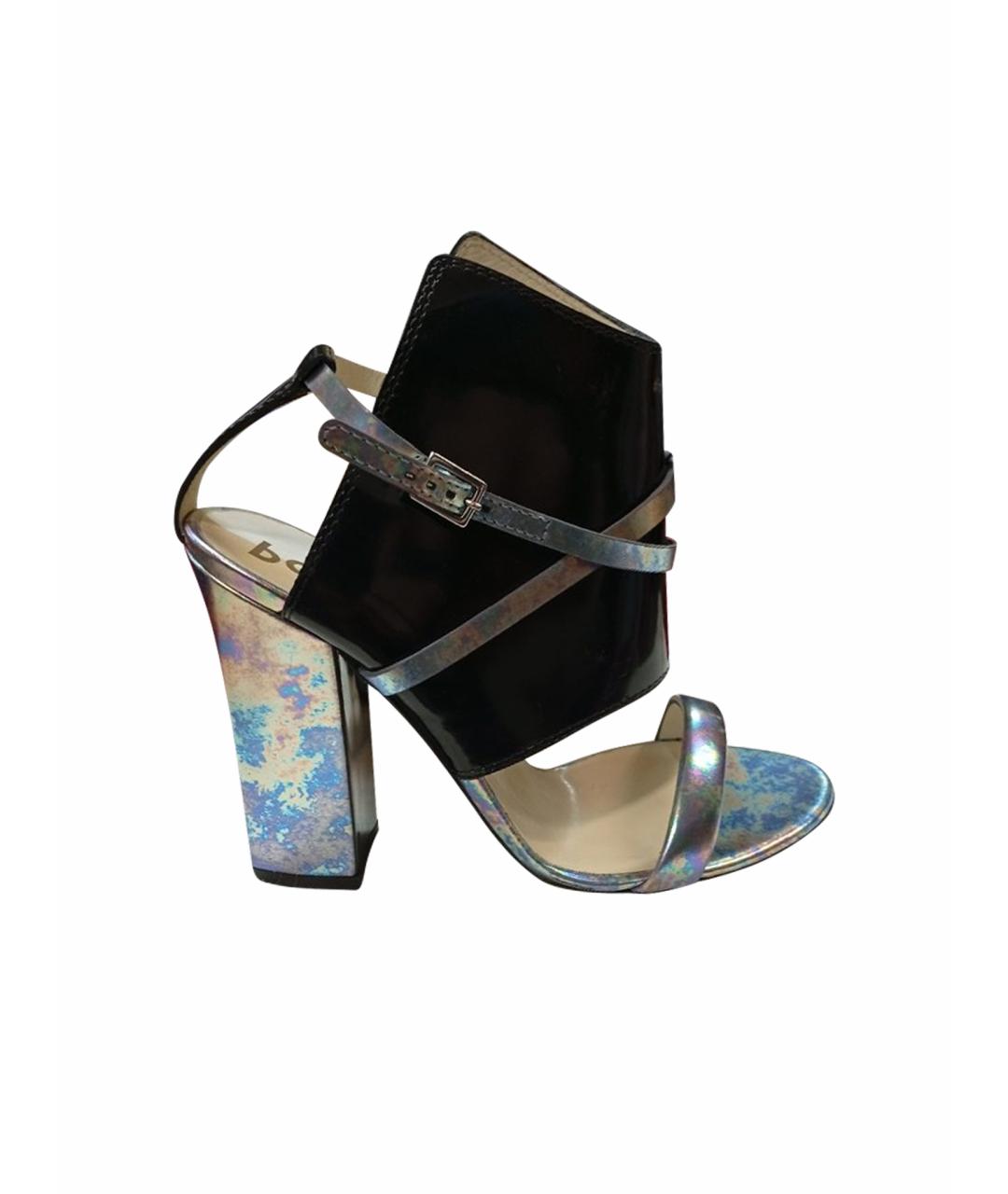 POLLINI Мульти кожаные босоножки, фото 1