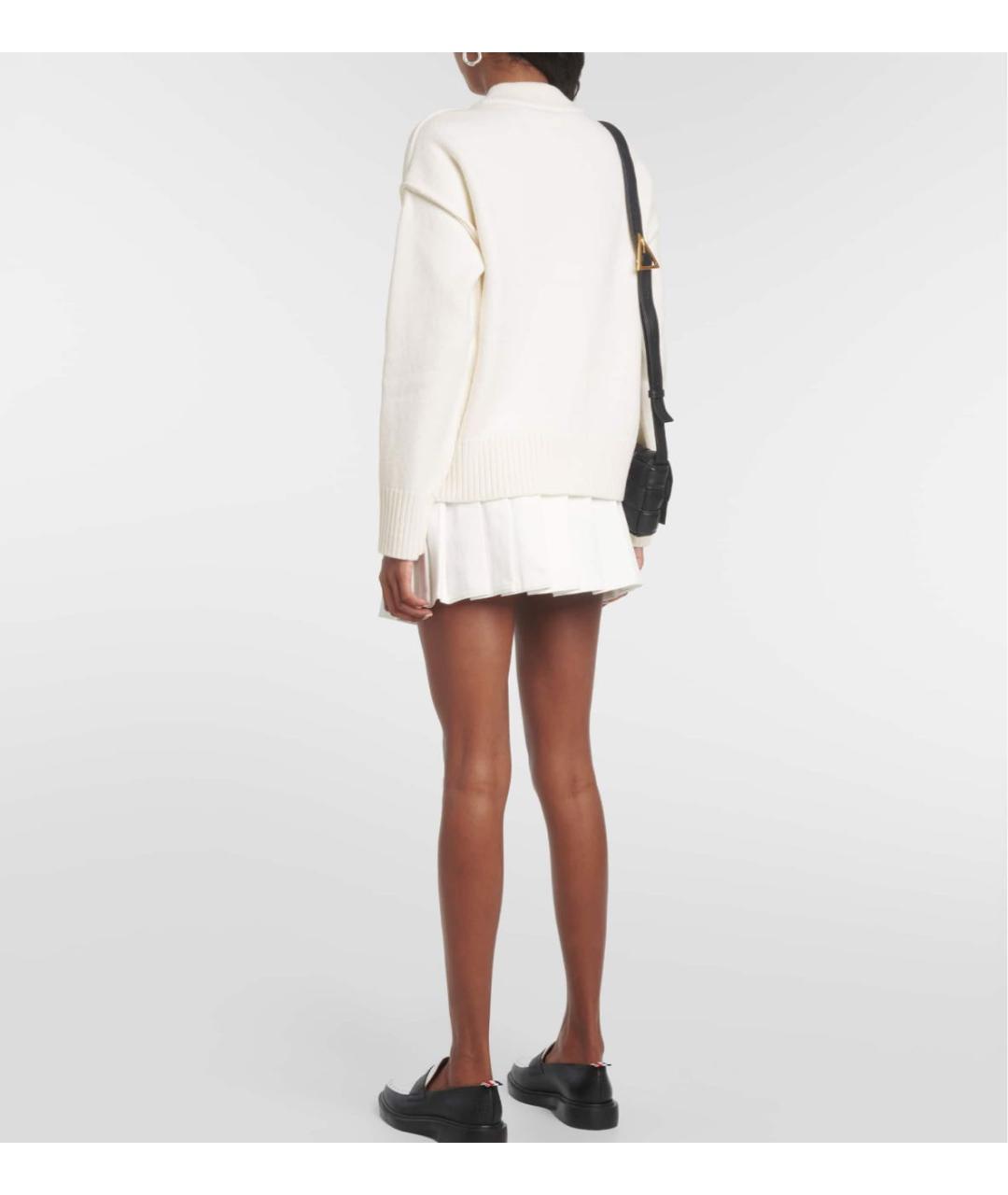 Ami Paris Белый шерстяной джемпер / свитер, фото 3