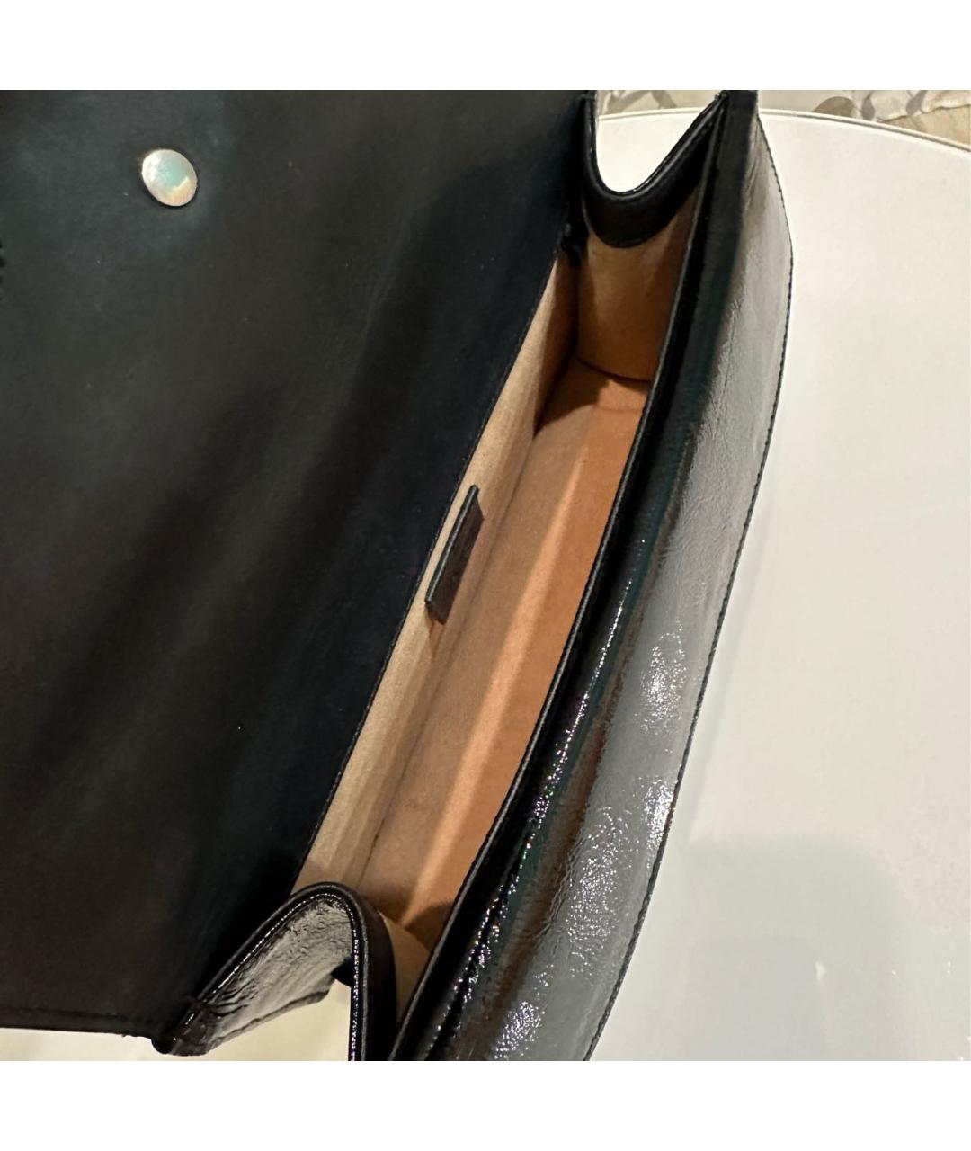 GUCCI Бордовая бархатная сумка через плечо, фото 4