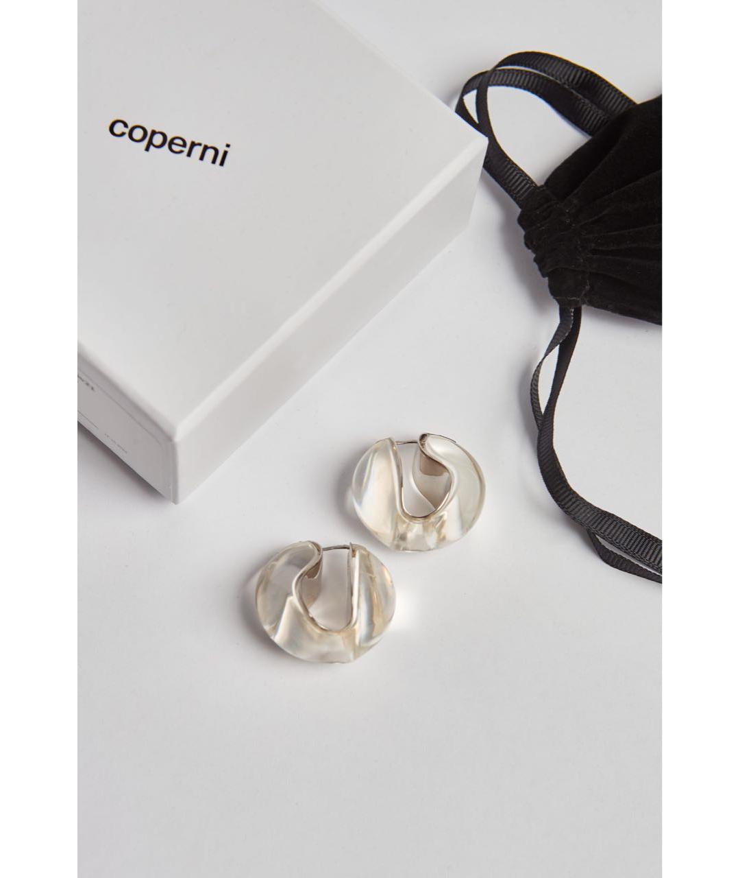 COPERNI Белые латунные серьги, фото 2