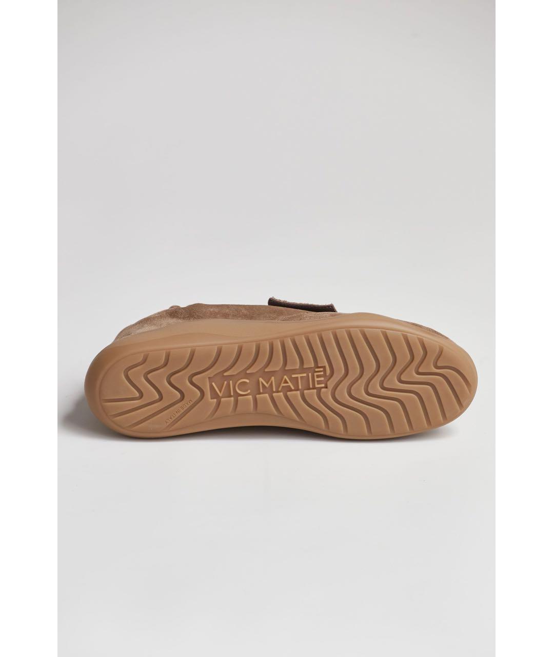VIC MATIE Коричневые замшевые кеды, фото 4
