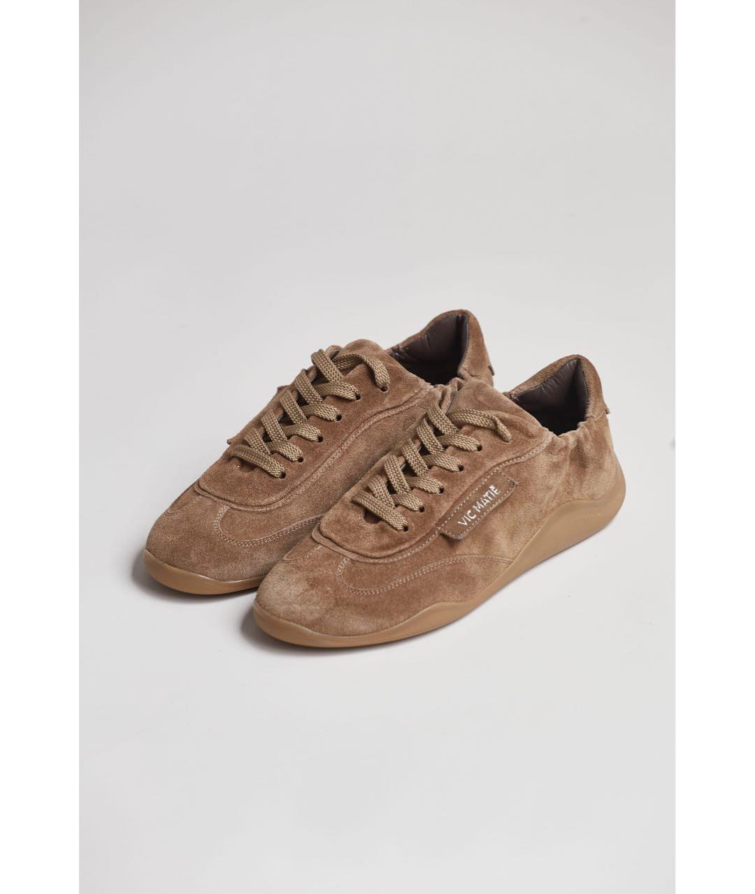 VIC MATIE Коричневые замшевые кеды, фото 6