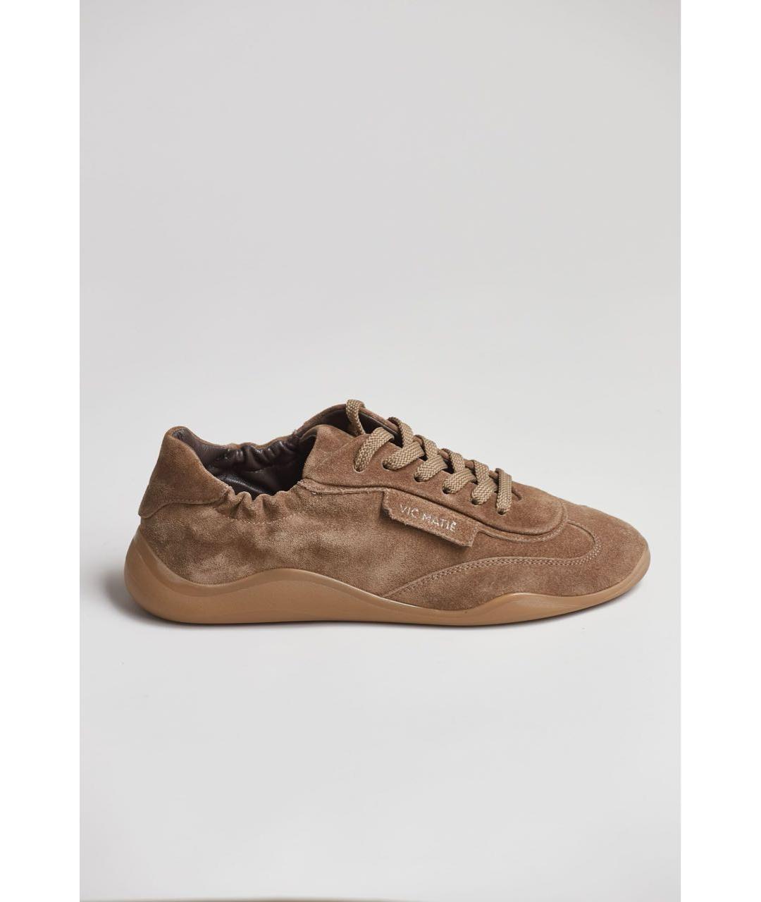 VIC MATIE Коричневые замшевые кеды, фото 7