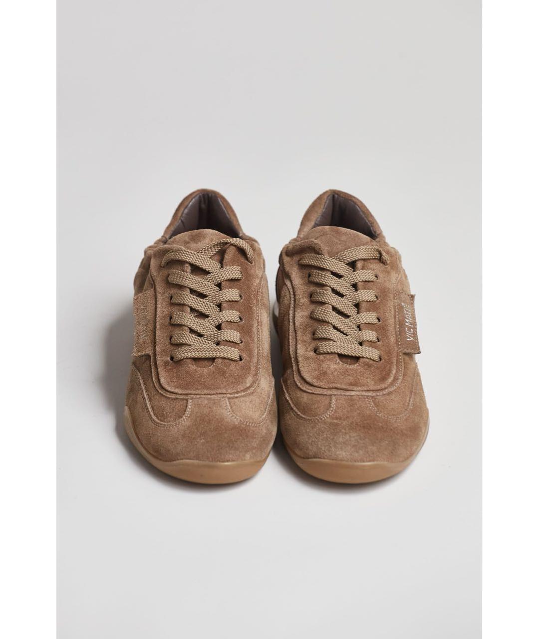 VIC MATIE Коричневые замшевые кеды, фото 2
