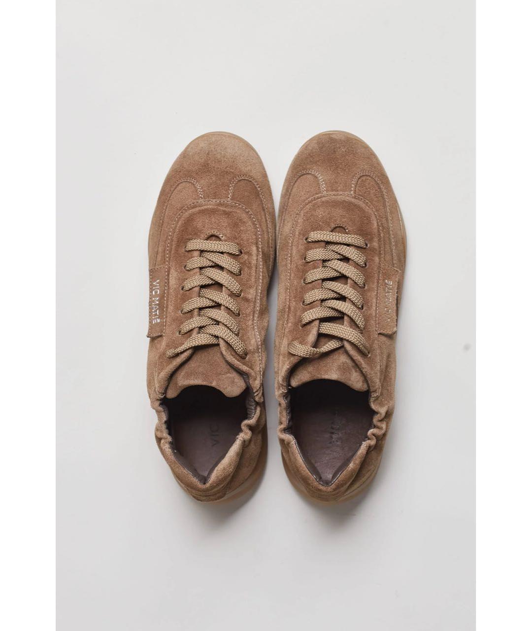 VIC MATIE Коричневые замшевые кеды, фото 3