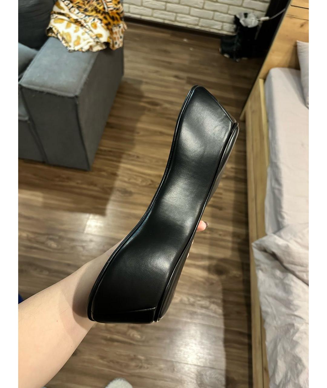 DIESEL Черная сумка с короткими ручками из искусственной кожи, фото 4