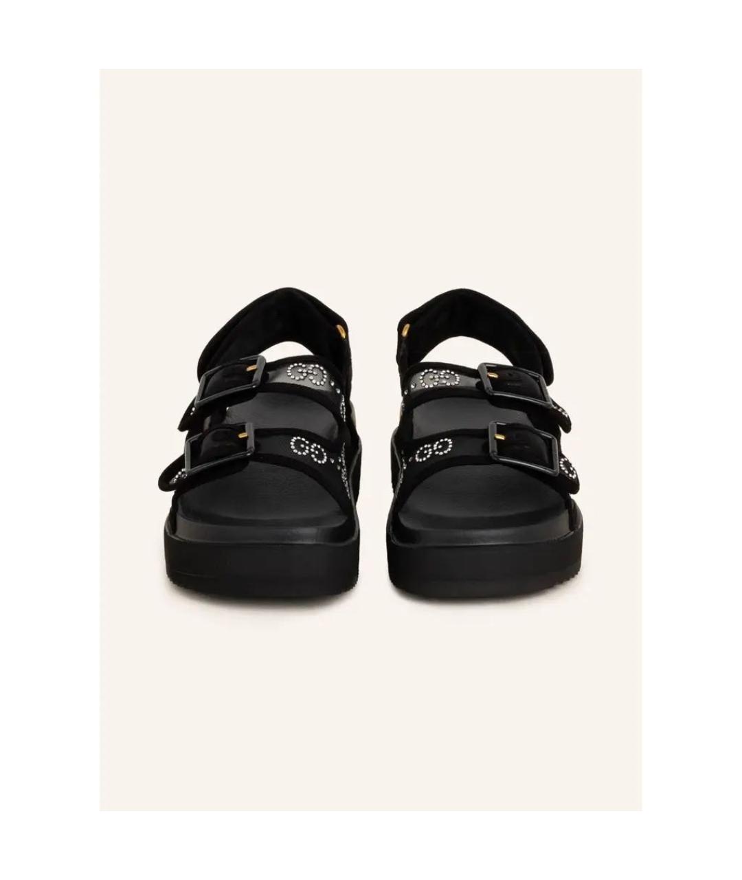 GUCCI Черные сандалии, фото 5