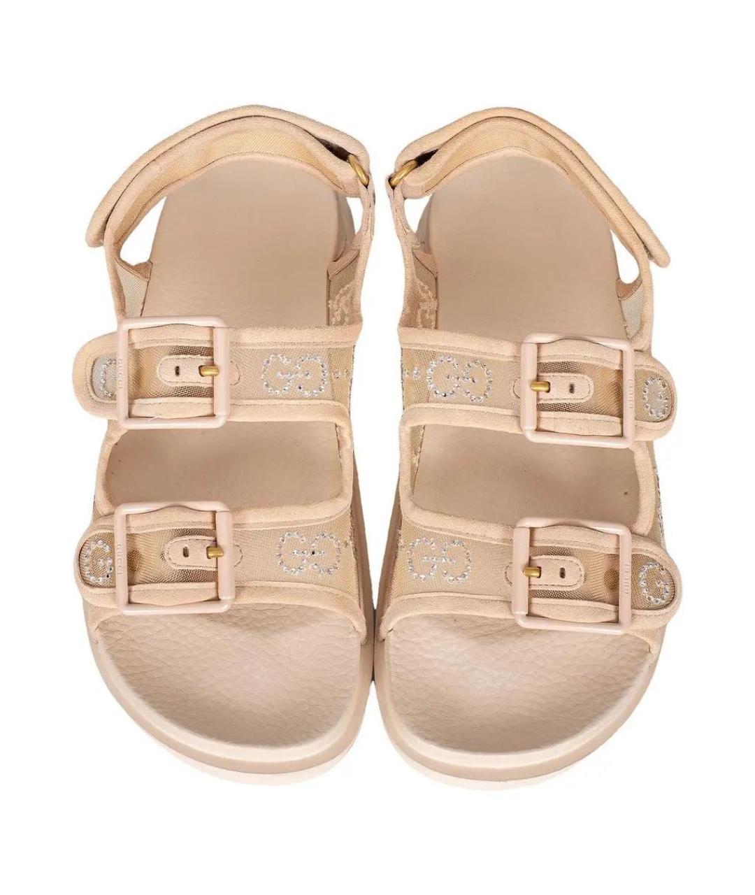 GUCCI Бежевые сандалии, фото 1
