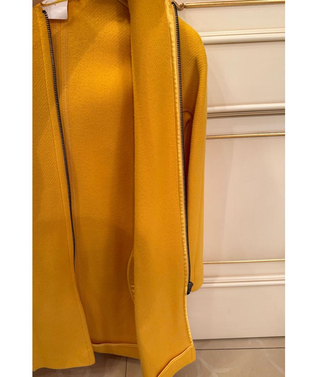 MAX&CO Желтое шерстяное пальто, фото 3