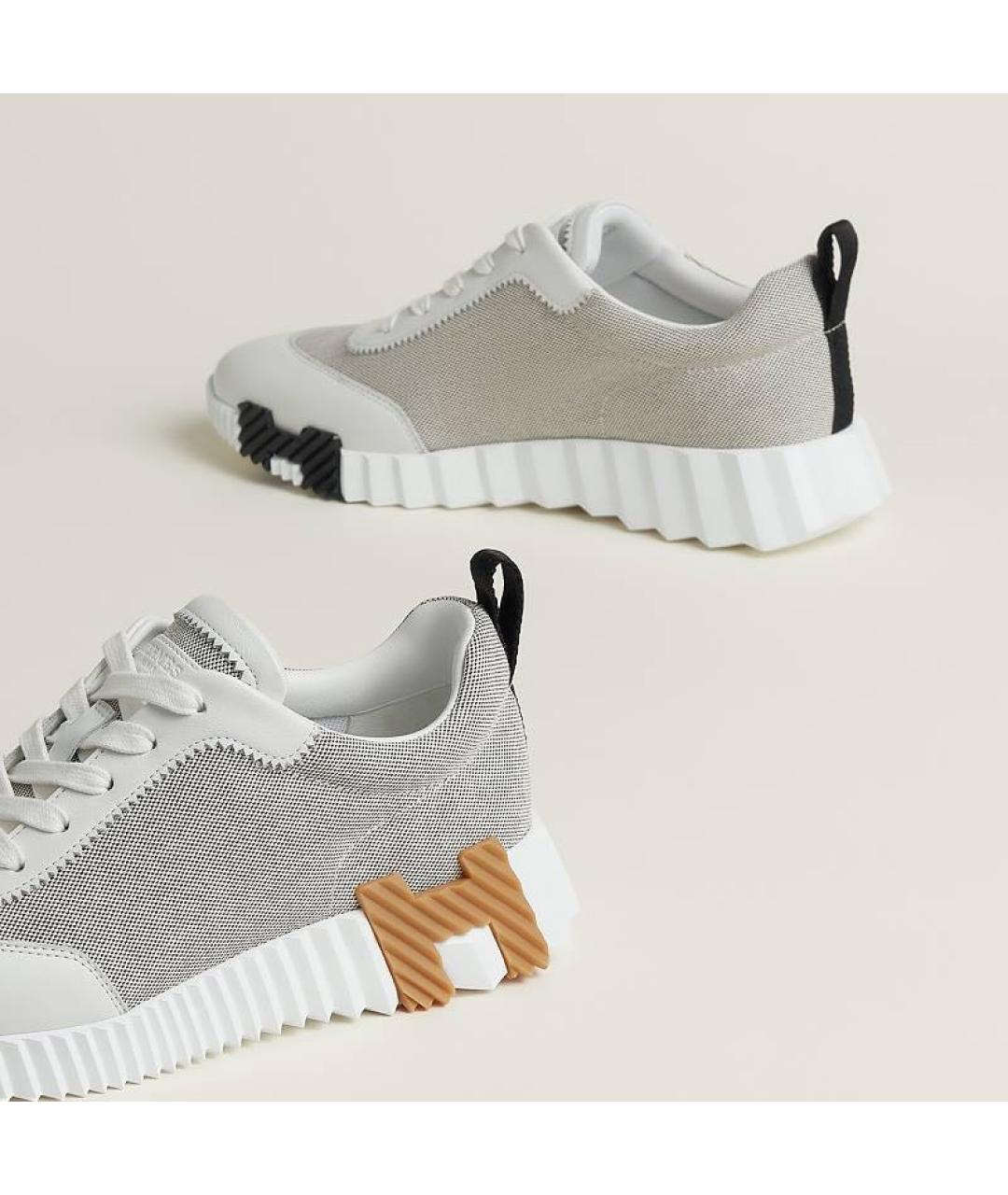 HERMES Кожаные кроссовки, фото 5