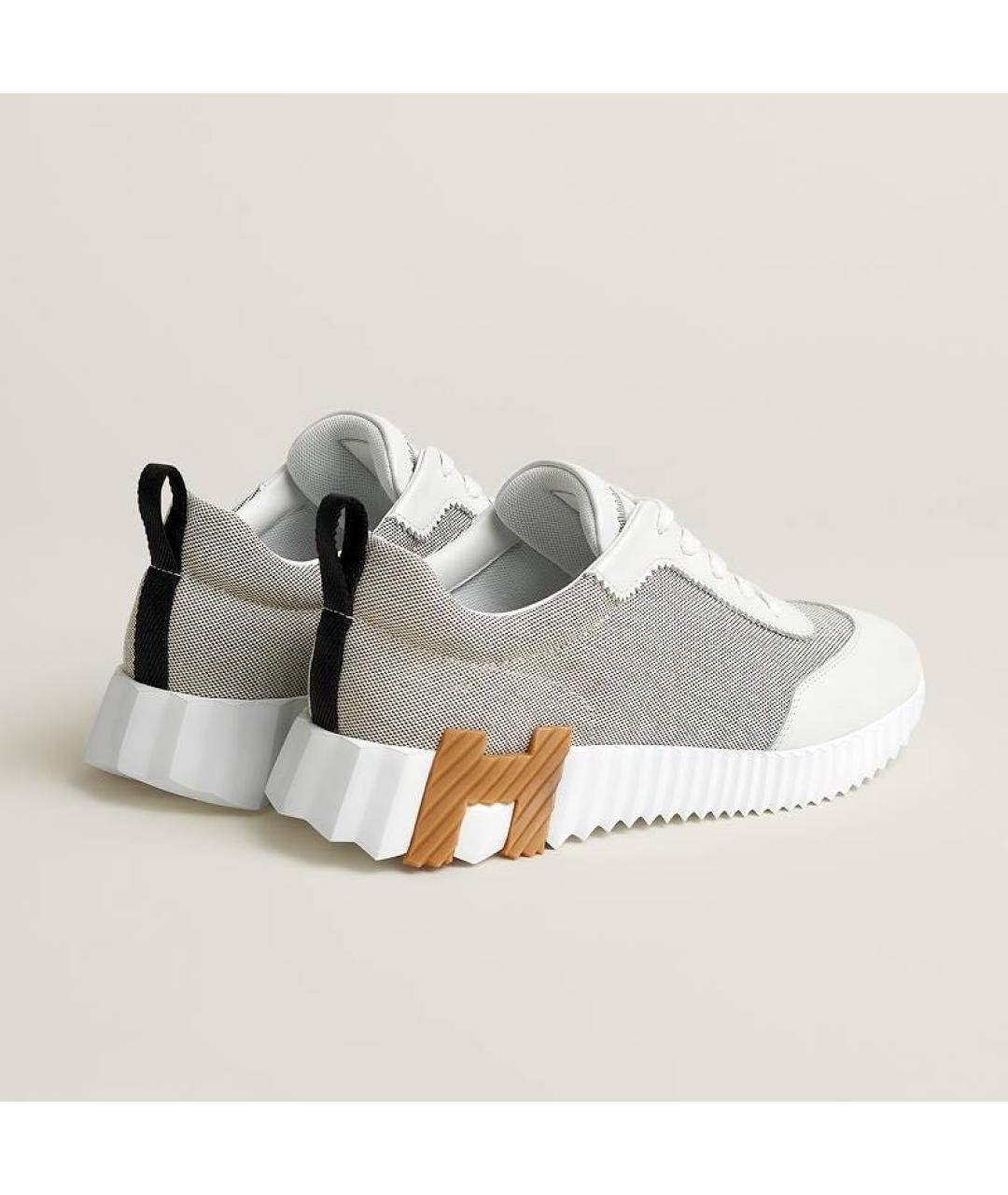 HERMES Кожаные кроссовки, фото 4