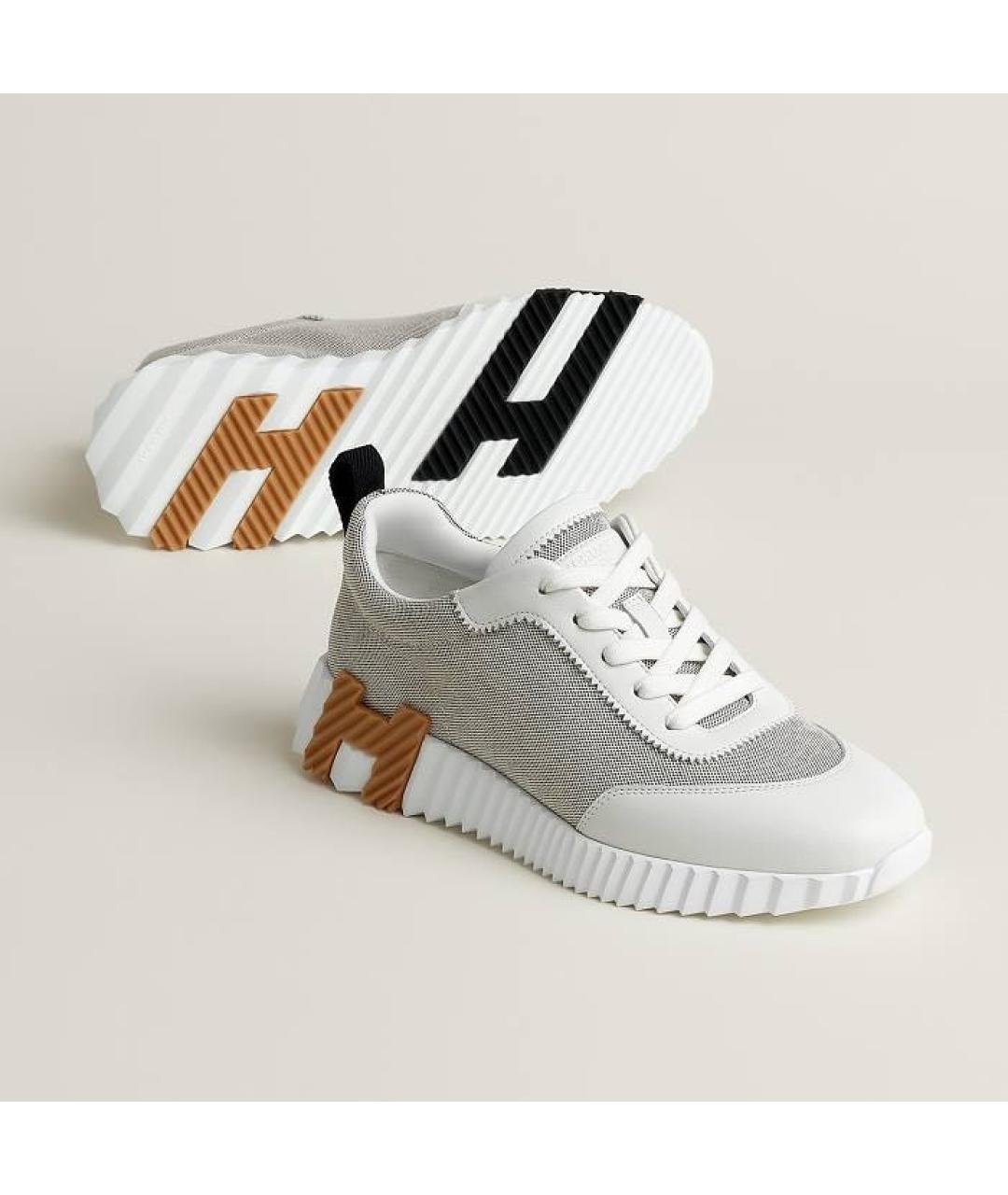 HERMES Кожаные кроссовки, фото 2