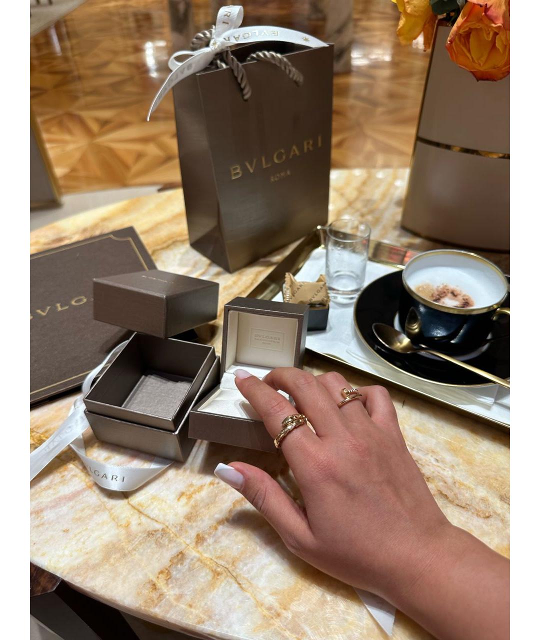 BVLGARI Золотое кольцо из желтого золота, фото 2