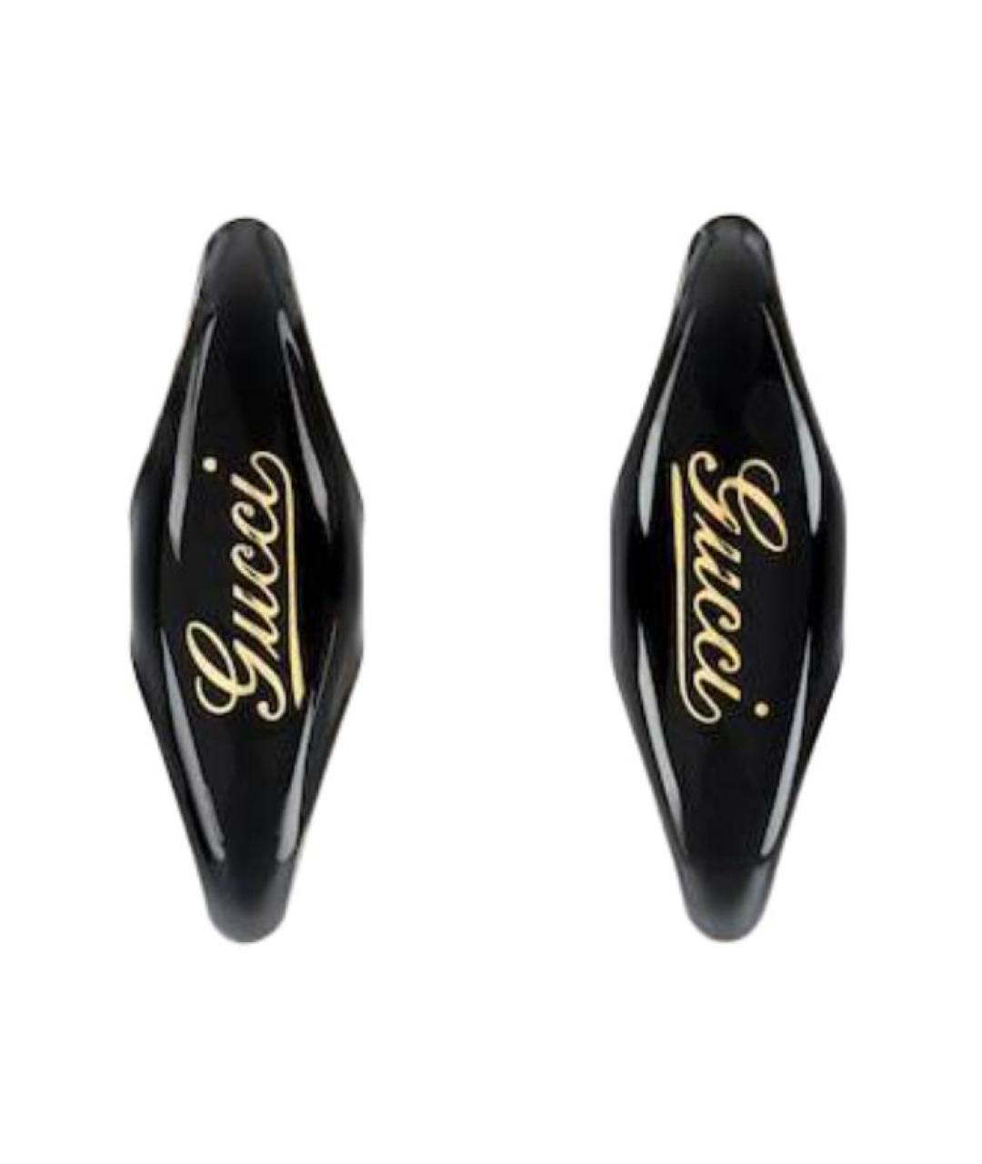 GUCCI Черные серьги, фото 1