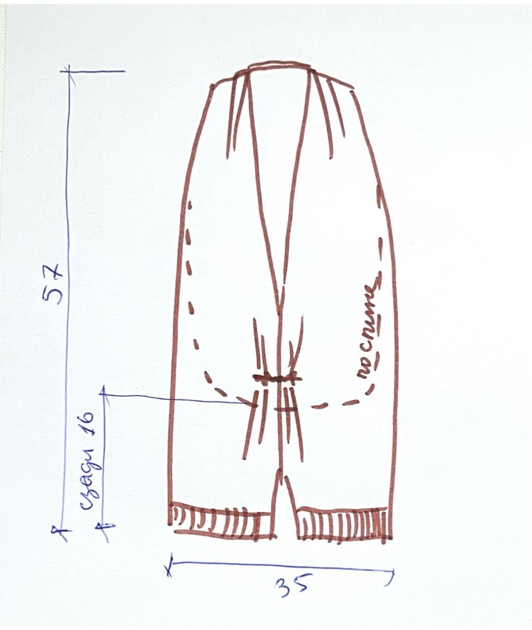 BRUNELLO CUCINELLI Коричневая льняная жилетка, фото 8