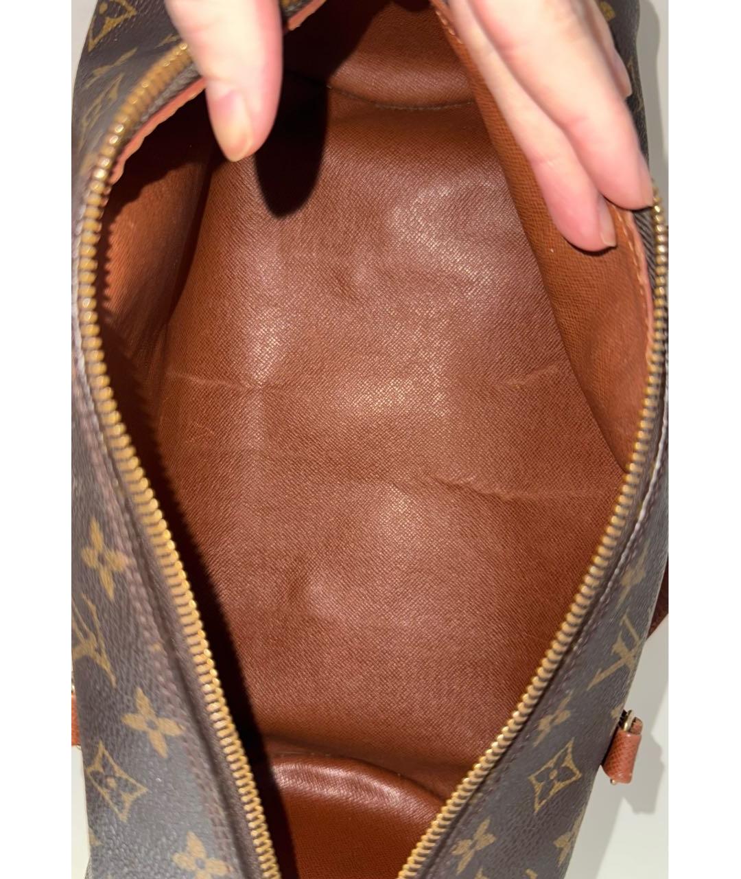 LOUIS VUITTON Коричневая сумка с короткими ручками, фото 4