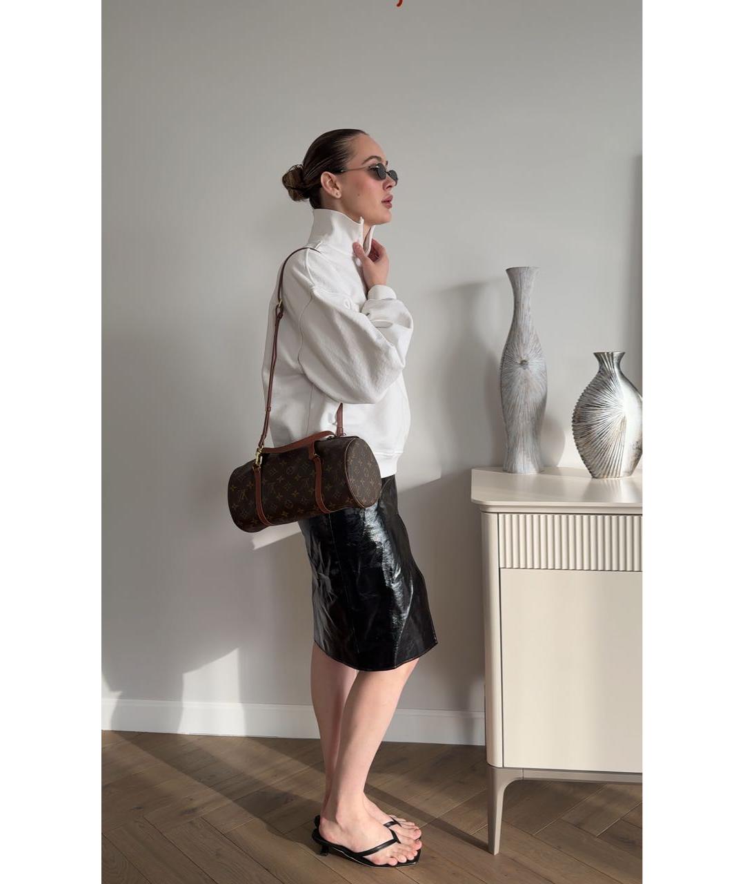 LOUIS VUITTON Коричневая сумка с короткими ручками, фото 6