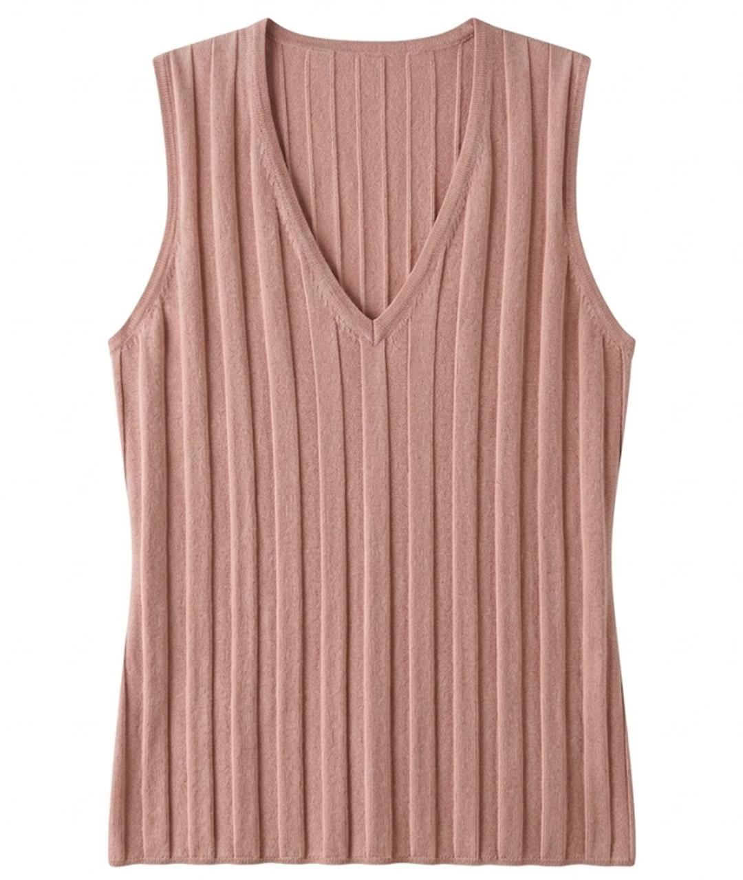 FABIANA FILIPPI Розовая шелковая жилетка, фото 1