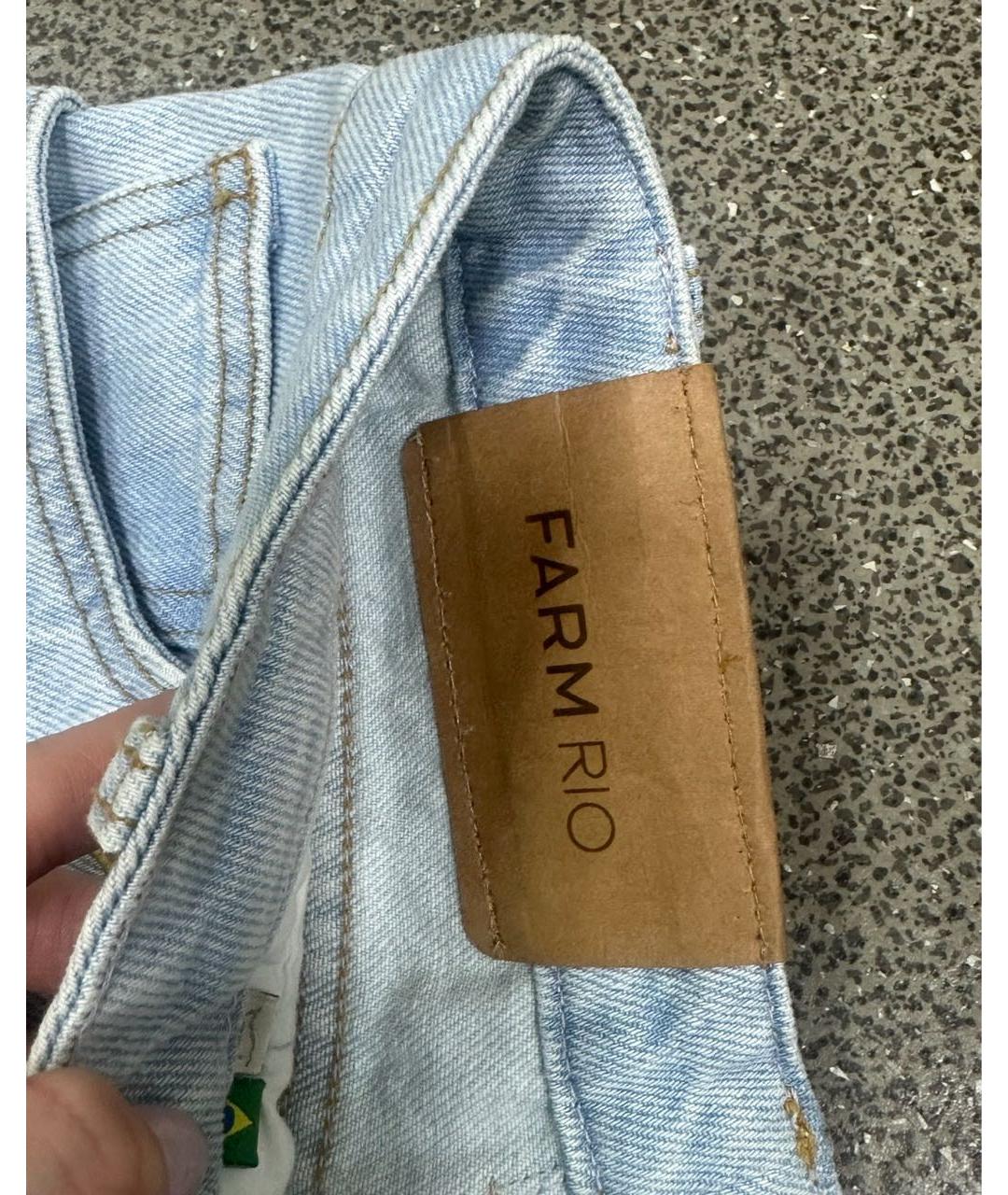 FARM RIO Мульти хлопковые джинсы клеш, фото 3